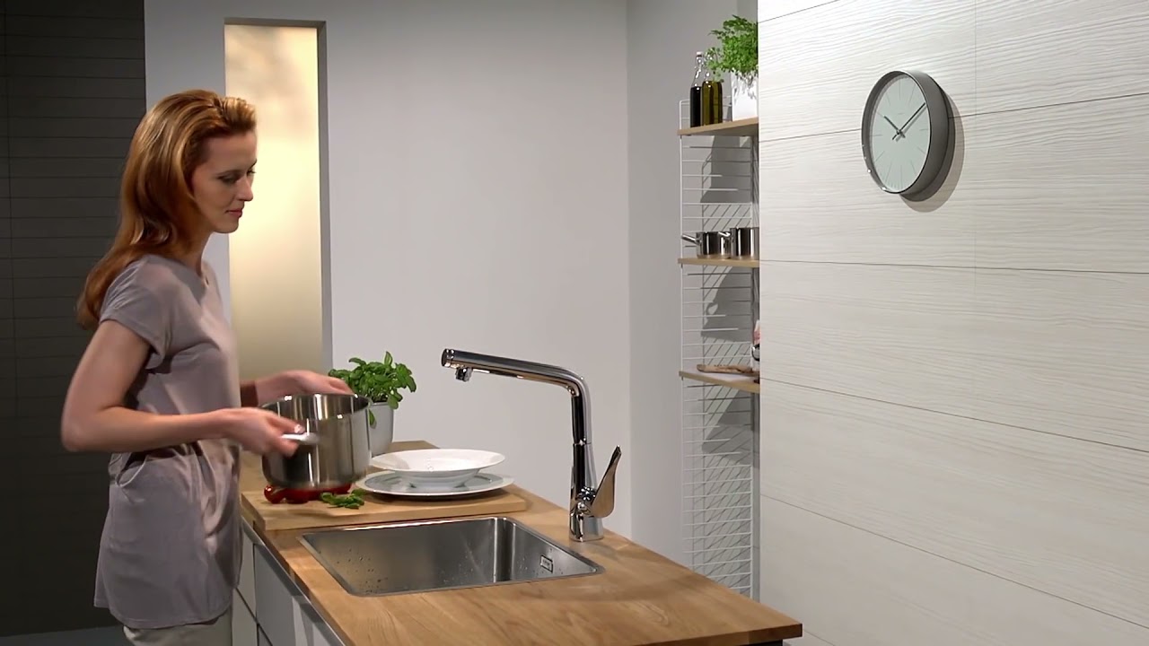 Mitigeur cuisine HANSGROHE Metris Select M71 260 chromé 14847000