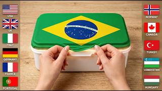 ASMR Magic Lunch Box 🪄 Raw to Cooked Food Transformation (12 Countries!)