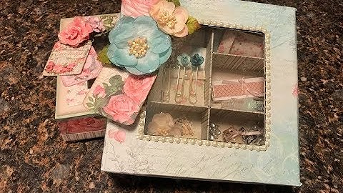 GIFT BOX TUTORIAL PEEK-A-BOO WINDOW & COMPARTMENTS BY SHELLIE GEIGLE JS HOBBIES AND CRAFTS