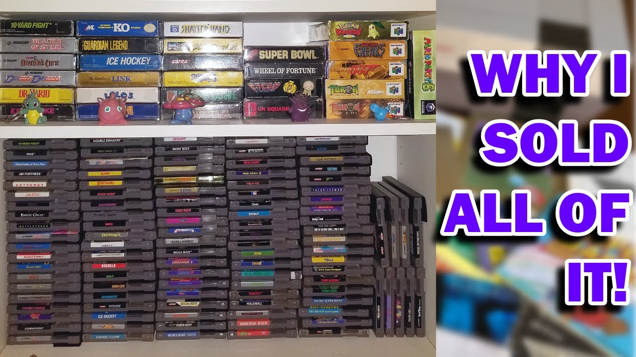 I sold my game collection because of YouTube...