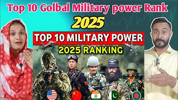 Pakistani Reaction On Top 10 Global Military power Rank 2025 | Global firePower index | India |China