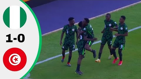 Nigeria 🇳🇬 vs Tunisia 🇹🇳 1-0 | Highlights - U20 Africa Cup of Nations #U20afcon #highlights