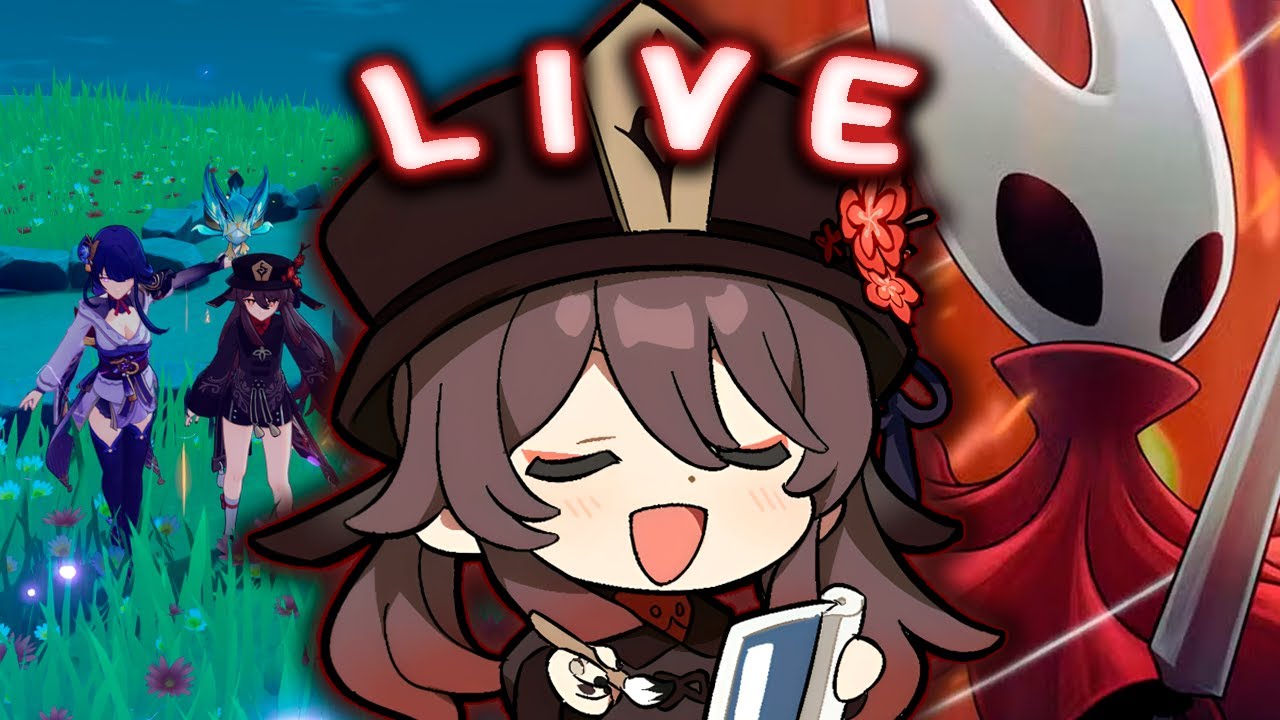 GENSHIN e depois SILKSONG 🔥🌹 simplesmente LEGOSHY LIVE