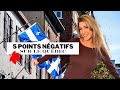 5 points ngatifs sur le qubec 