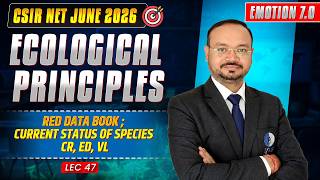 Red Data Book; Current Status Of &amp; More | Ecological Principles | CSIR NET June 2026 | Lec-47 | IFAS