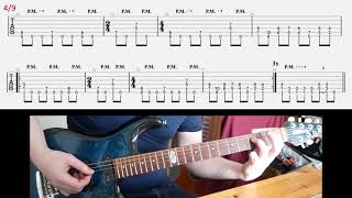 Megadeth Wake Up Dead rhythm guitar lesson