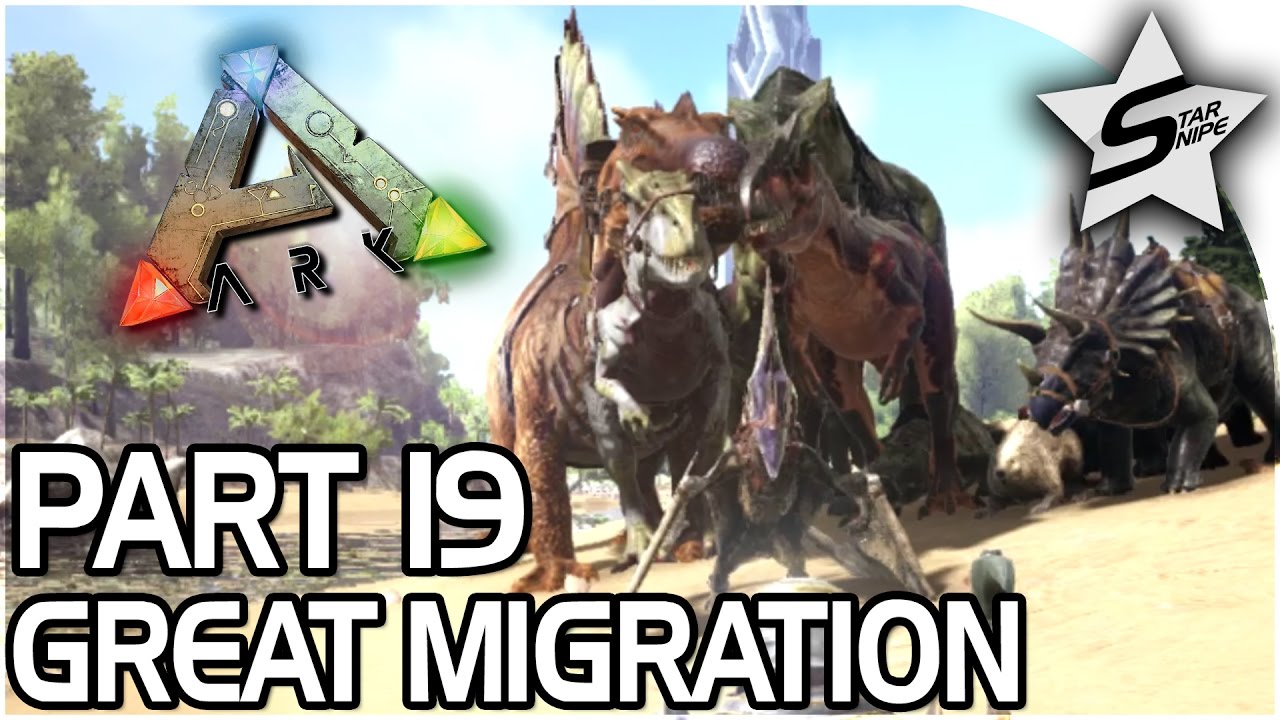 Beginning The GREAT MIGRATION - ARK Survival Evolved PS4 PRO Gameplay Part 19