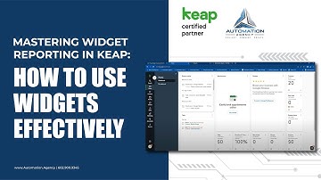 Mastering Widget Reporting in Keap: How to Use Widgets Effectively