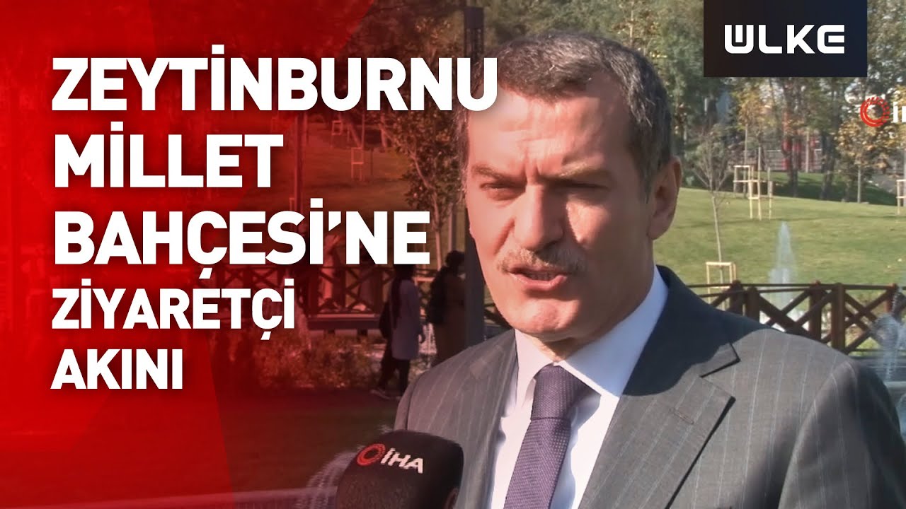 Zeytinburnu Millet Bahçesi’ne ziyaretçi akını