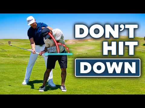 Trying To Hit Down Was Ruining His Irons... Until We Did This