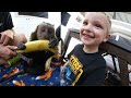 4 Year Old Meets Monkey!!!