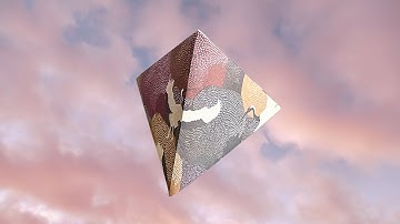 How to make a tetrahedron with a square paper | Origami Tetrahedron