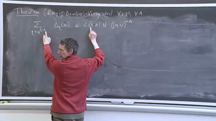 Lecture 07: Applications of the Large Sieve to Number Theory