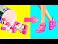 DIY Barbie Dresses | Making Easy No Sew Clothes for Barbies Dolls Creative Fun for Kids
