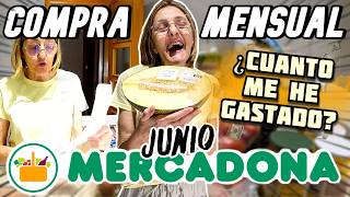 COMPRA MENSUAL MERCADONA!! Novedades y Favoritos +  ¿170€?(JUNIO 2026)| LorenaAndCia