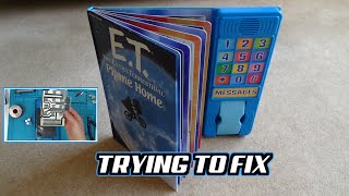 Trying to FIX a Faulty E.T (The Extra-Terrestrial) Talking Book