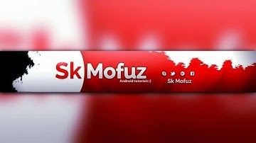 HOW TO MAKE AN AWESOME YOUTUBE BANNER ON ANDROID (Ps Touch)