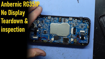Anbernic RG351P No Display Teardown and inspection