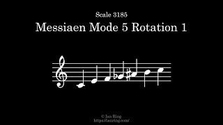 Scale 3185: Messiaen Mode 5 Rotation 1