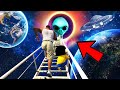 SHINCHAN AND FRANKLIN TRIED THE IMPOSSIBLE ALIEN STAIRWAY TO SPACE PARKOUR CHALLENGE GTA 5