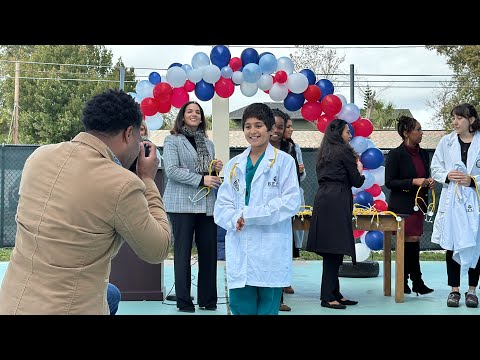 Dunbar Elementary Magnet School holds 4th annual 5th-Grade White Coat Ceremony