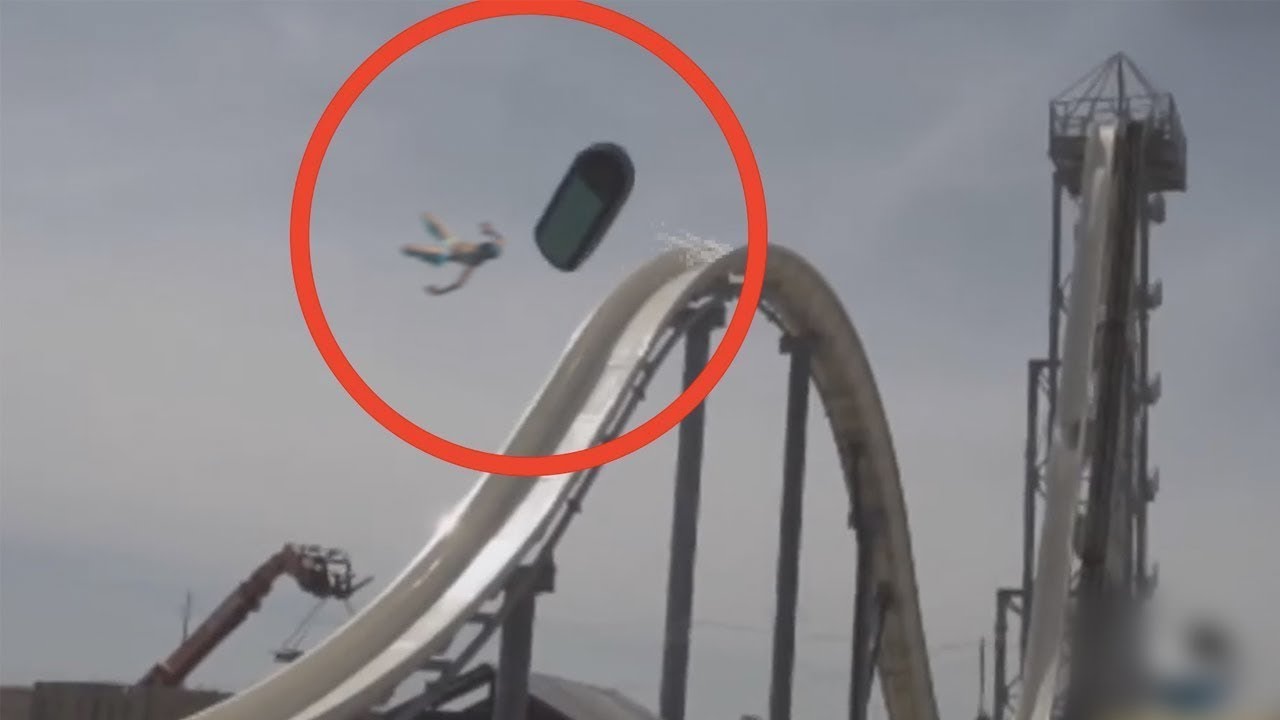 kid goes down water slide wrong... - kid goes down water slide wrong...