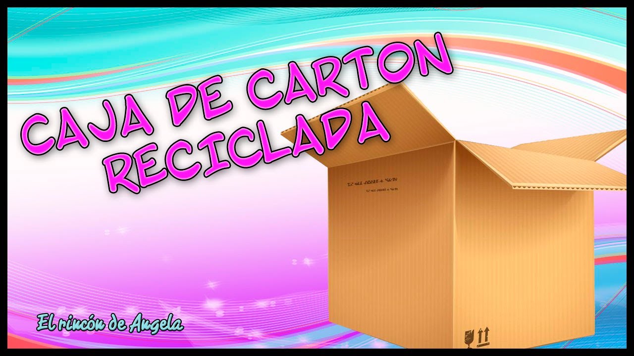 DIY Caja Organizadora  transformación de caja de cartón 