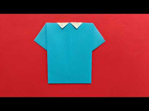 Origami T-shirt Easy | How To Make T-shirt Easy | Origami Tutorial