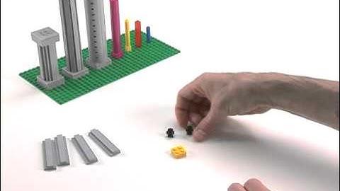 How to build columns - LEGO Creator - Designer Tips part 1