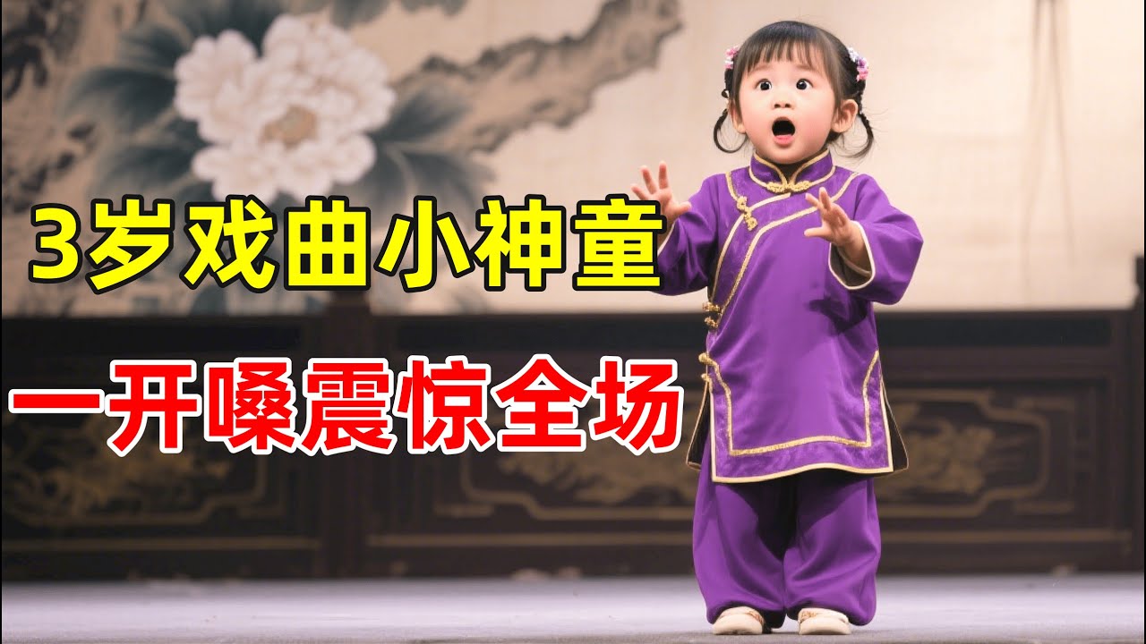 3岁小女孩竟是戏曲神童!2岁登春晚获金奖,一段豫剧《朝阳沟》太惊艳了【草根大明星】