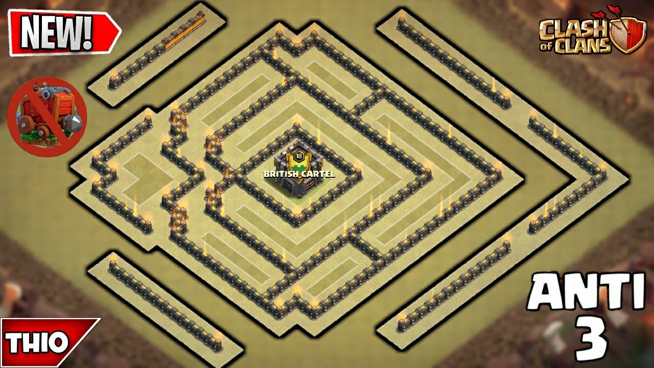 NEW TH10 WAR BASE WITH REPLAYS AND LINK 2019! TH10 ANTI 3 STAR WAR BASE!! - CLASH OF CLANS