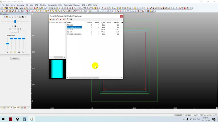 Video hướng dẫn lập trình phần mềm alphacam ngành gỗ năm 2024