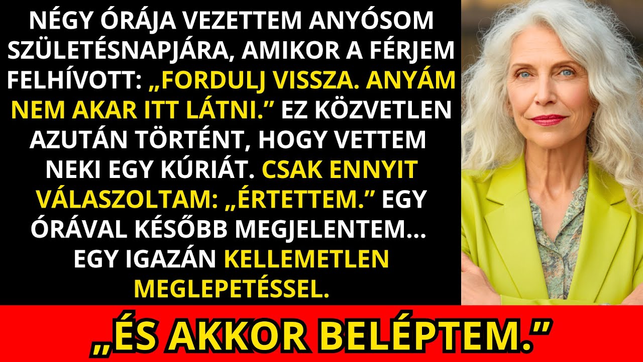 „Az Anyám Nem Akar Itt Látni!” – Mondta A Férjem Az Anyósom Villájának Avatóünnepségén…