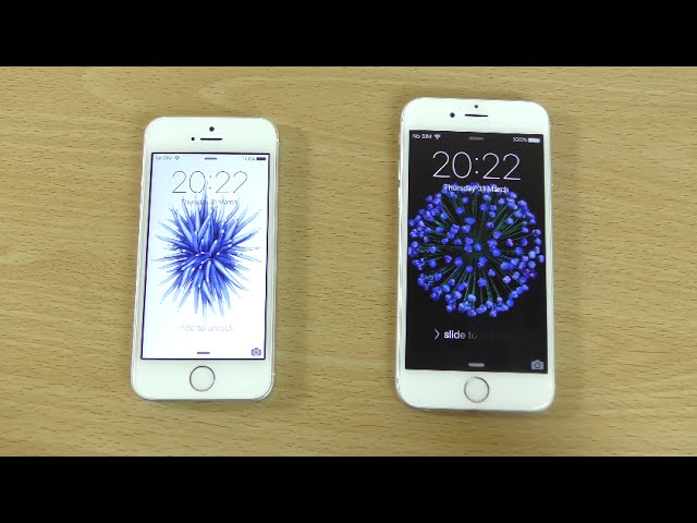 Apple iPhone SE y iPhone 6S - ¡Prueba de velocidad y batería!