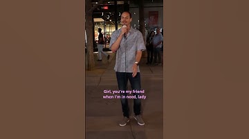 Thumbnail of 💗Beautiful Singing in Public!💯Awesome Random Singer on the street!🍀Shaggy - Angel ft. Rayvon