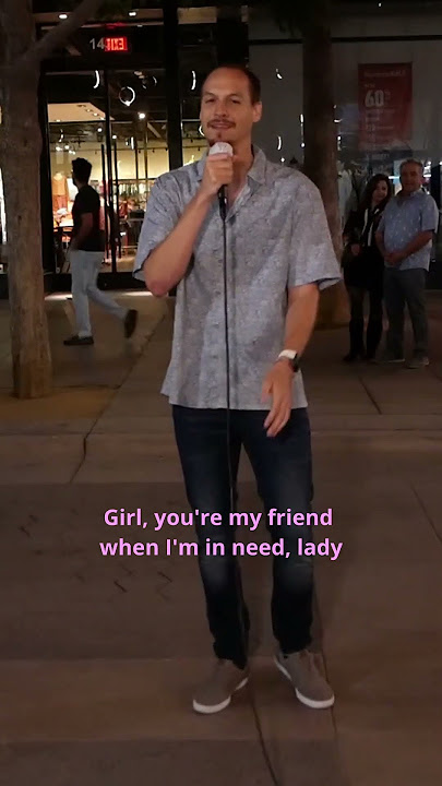 💗Beautiful Singing in Public!💯Awesome Random Singer on the street!🍀Shaggy - Angel ft. Rayvon