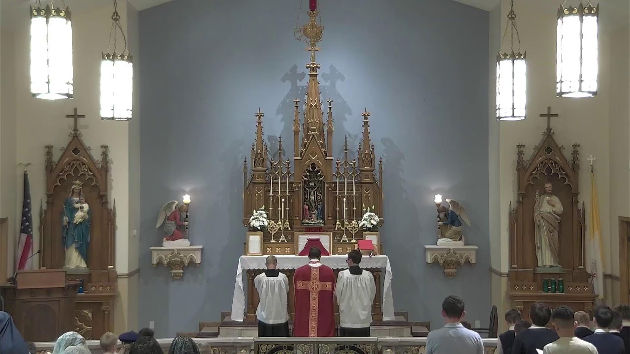 THURSDAY, August 29, 2024 (School Mass)