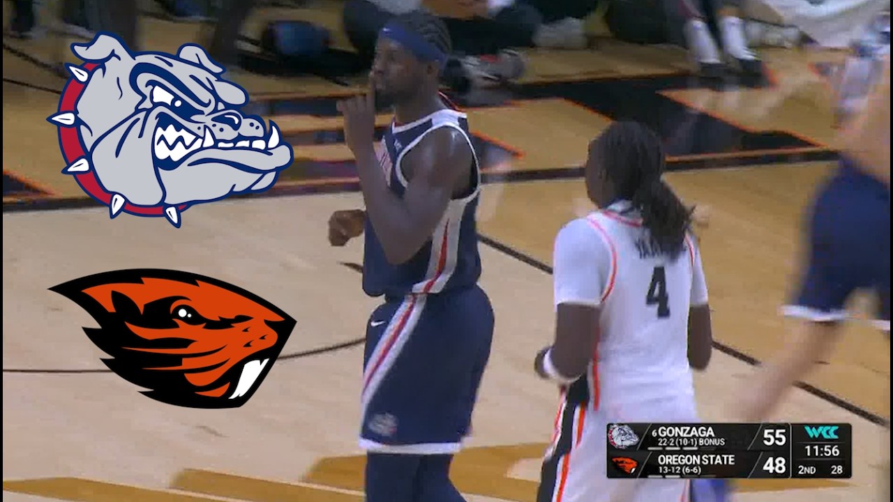 Gonzaga vs. Oregon State | FULL GAME HIGHLIGHTS | Graham Ike Scores 35, Crushes Beavers 81-61