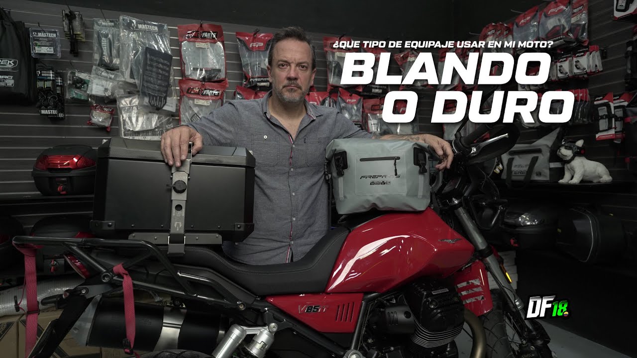 Guia sobre que tipo de maletas usar para viajar en moto / Maletas para offroad y calle DF18