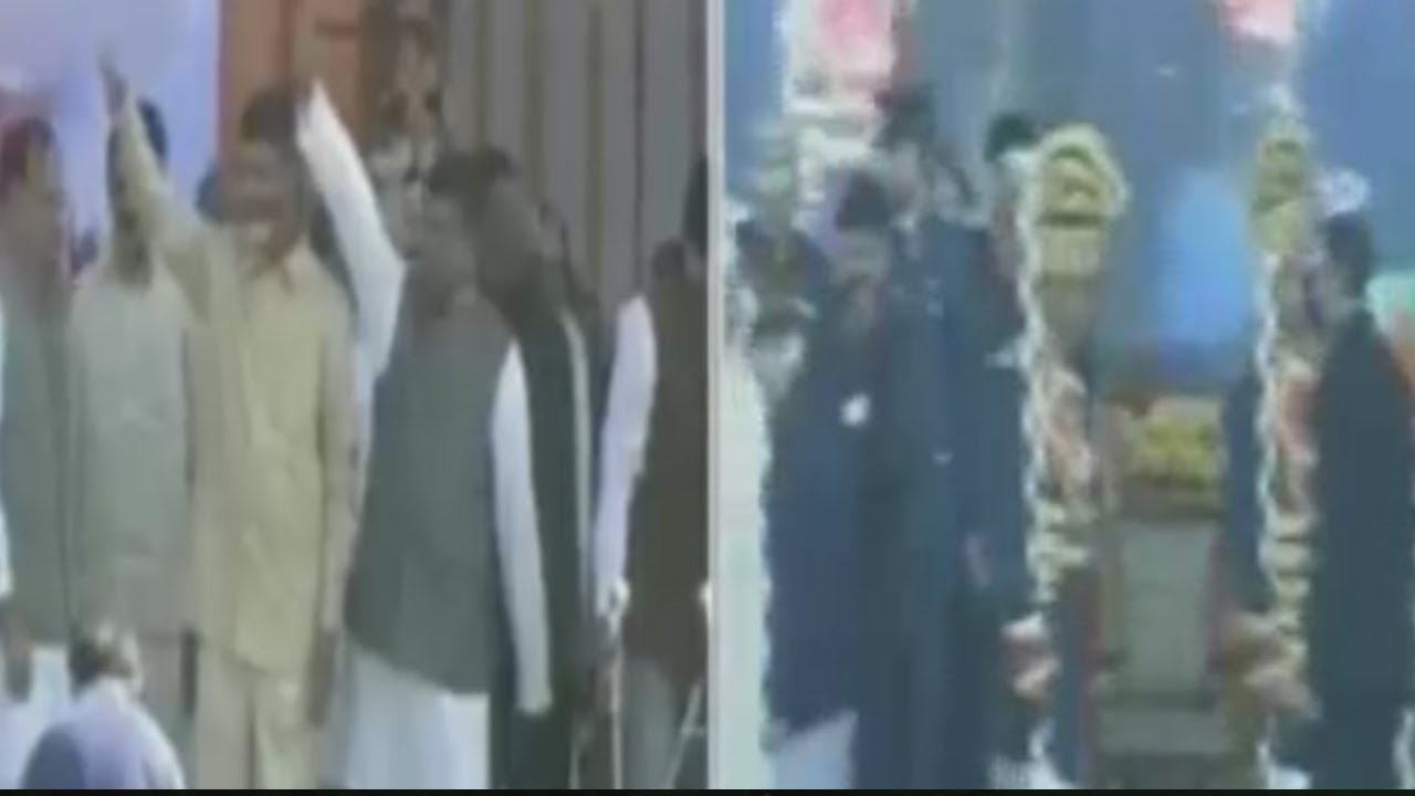 Chandrababu Attend to Madhya Pradesh CM Oath Ceremony