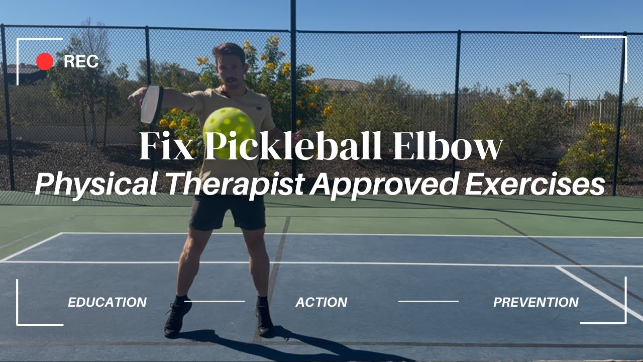 Pickleball Elbow Rehab from Physical Therapist