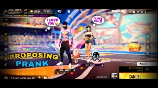 Proposing A Hot Girl In Freefire Prank