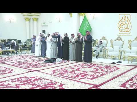 طاروق شقير الشيب مهل الرياحي محمد العتيبي ذيب الحبابي في حفل الشاعر بدرالعير