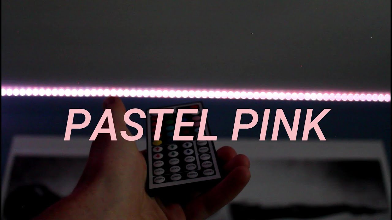 How To Make Pastel Pink Led Lights