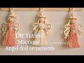 DIY tutorial macrame Angel ornament / 마크라메 천사 인형만들기