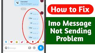 Imo Message Not Sending Problem 2026 || How to Fix Can't Send or Receive Message On Imo