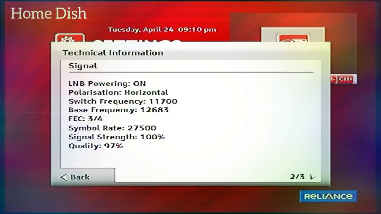 Reliance digital tv back to signals and new updates