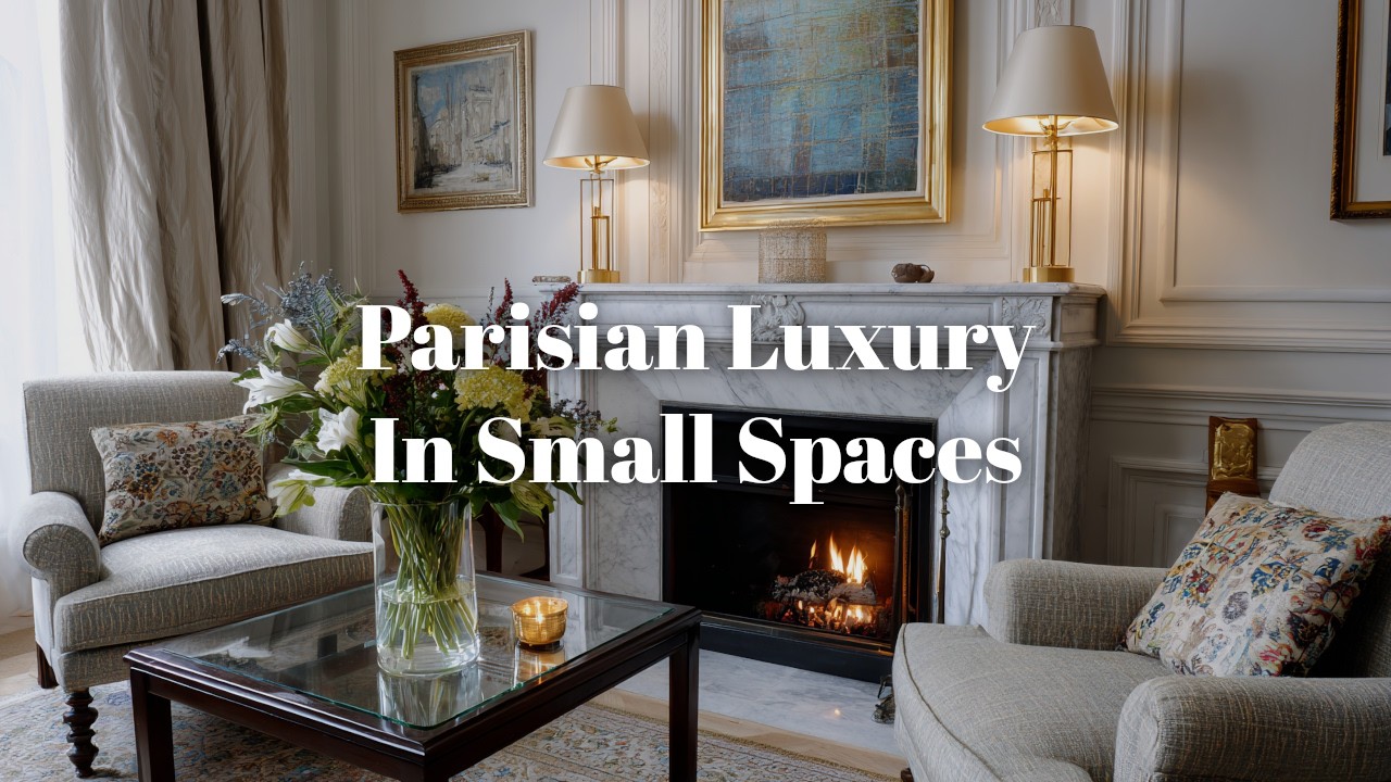 Parisian-Inspired Small Space Makeover: Cozy Luxury Decorating Tips ...