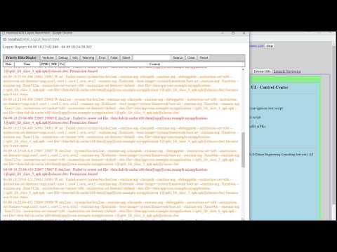 MMECS ADB WebUI Logcat Report Option