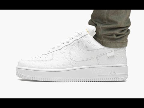 Buy Louis Vuitton x Air Force 1 Low 'Triple White' - 1A9V WHITE